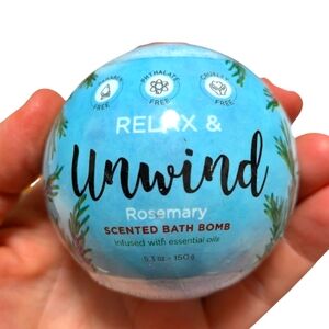 Rosemary Scented Bath Bomb - Blue